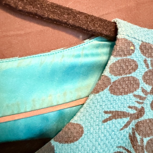 Boden “Martha” Day Dress – Blue Palm Print – UK12 / US8 - Picture 10 of 13